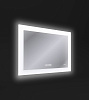 Картинка анонса товара «зеркало cersanit led (lu-led060*80-p-os) 060 design pro 80x60 с подсветкой часы с антизапотеванием прямоугольное kn-lu-led060*80-p-os»