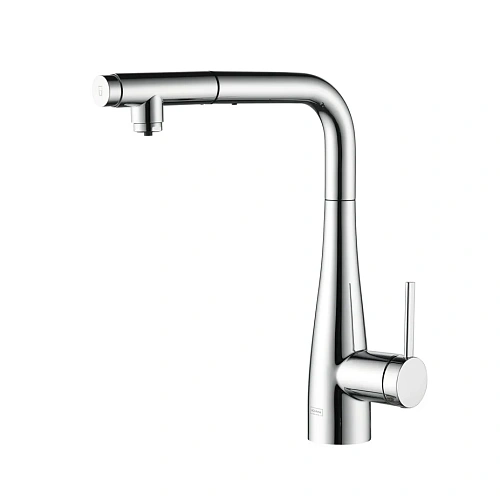 Смеситель для кухни AQUAme Cucina AQM9902CR с выдвижным изливом, хром Смеситель для кухни AQUAme Cucina AQM9902CR с выдвижным изливом, хром