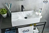 Раковина Gid N9461 51188 накладная белая 57,5x36x12