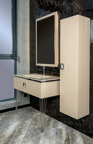 Шкаф-пенал Armadi Art LUCIDO 772-CP капучино RAL1019 Шкаф-пенал Armadi Art LUCIDO 772-CP капучино RAL1019