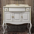 Тумба под раковину Opadiris Лаура 100, белый с патиной (под раковину Florentina Лаура 100) Z0000007090 Тумба под раковину Opadiris Лаура 100, белый с патиной (под раковину Florentina Лаура 100) Z0000007090