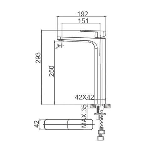 Смеситель для раковины Wonzon & Woghand Arnie, хром (WW-691104-CR) Смеситель для раковины Wonzon & Woghand Arnie, хром (WW-691104-CR)