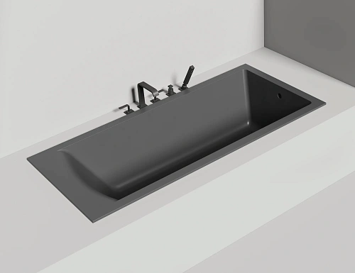 Ванна из искусственного камня Salini CASCATA 180x80 покраска по RAL полностью 104213MF S-Sense Ванна из искусственного камня Salini CASCATA 180x80 покраска по RAL полностью 104213MF S-Sense