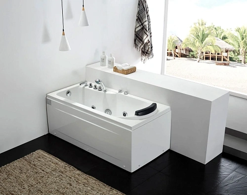 Акриловая ванна Gemy G9006-1.7 B L 172x77 прямоугольная, левая, гидромассажная Акриловая ванна Gemy G9006-1.7 B L 172x77 прямоугольная, левая, гидромассажная