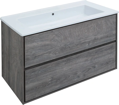 Тумба под раковину Aquanet Милан 105 дуб рошелье 00339972 подвесная Тумба под раковину Aquanet Милан 105 дуб рошелье 00339972 подвесная