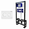 Инсталляция для унитаза BETTOSERB SAVA FREE STANDING SFS40006466 с клавишей смыва COOL белый