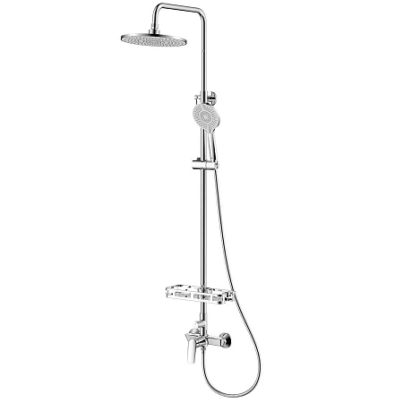 Душевая система Lemark Verba LM11460C с регулируемой высотой штанги, хром Душевая система Lemark Verba LM11460C с регулируемой высотой штанги, хром