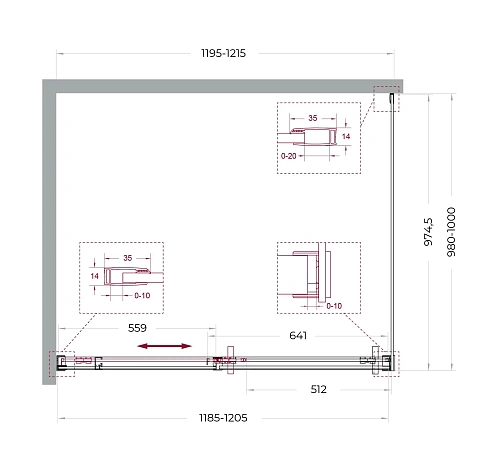 Душевой уголок BelBagno SOFT_CLOSE-1-AH-1-120/100-C-Cr 120x100 см, профиль хром, стекло прозрачное Душевой уголок BelBagno SOFT_CLOSE-1-AH-1-120/100-C-Cr 120x100 см, профиль хром, стекло прозрачное
