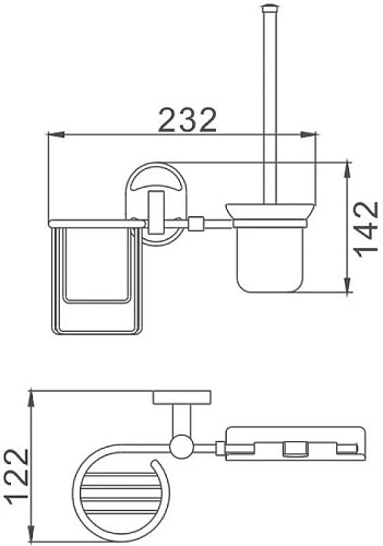 Ершик для унитаза Haiba HB1910-1 Ершик для унитаза Haiba HB1910-1