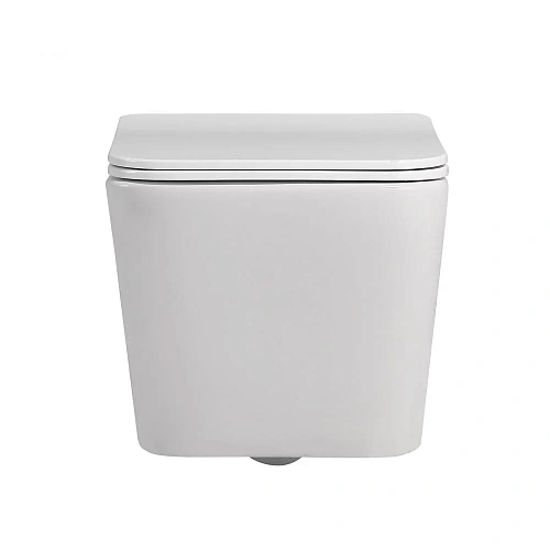 Унитаз подвесной ABBER Rechteck AC1201 белый, безободковый с крышкой микролифт Унитаз подвесной ABBER Rechteck AC1201 белый, безободковый с крышкой микролифт