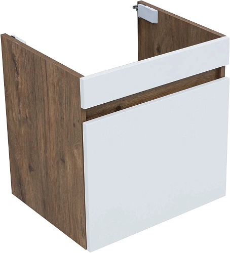 Тумба под раковину Aquanet Оптима 50 00344790 дуб рустикальный/белый сатин Тумба под раковину Aquanet Оптима 50 00344790 дуб рустикальный/белый сатин