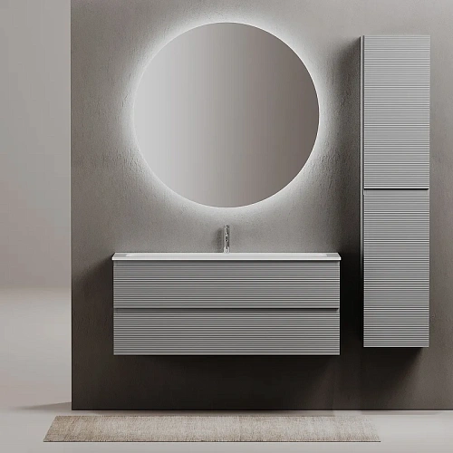 Тумба под раковину Sancos Folk FL120ES 1195х445х500 Ergraut soft, подвесная Тумба под раковину Sancos Folk FL120ES 1195х445х500 Ergraut soft, подвесная