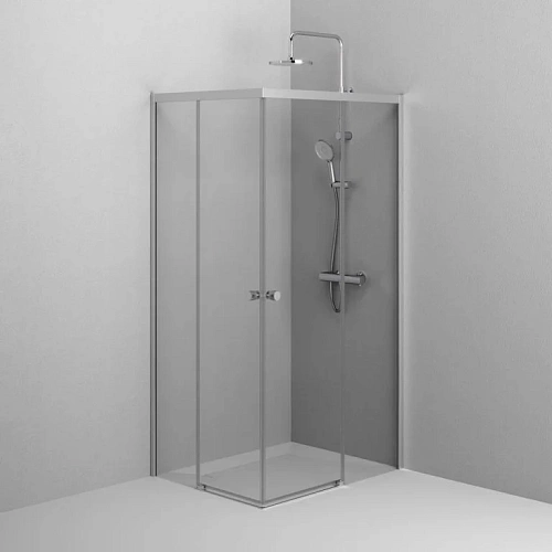 Душевой уголок AM.PM X-Joy W94G-403-10080-MТ Slide 100х80, хром матовый, стекло прозрачное Душевой уголок AM.PM X-Joy W94G-403-10080-MТ Slide 100х80, хром матовый, стекло прозрачное