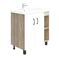Тумба под раковину Onika ТИМБЕР 70.10 белый мат./дуб сонома 107056 Тумба под раковину Onika ТИМБЕР 70.10 белый мат./дуб сонома 107056