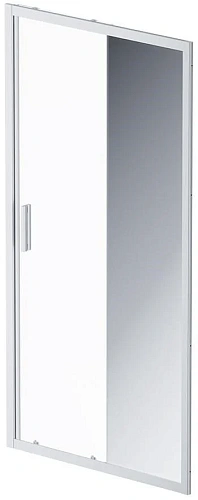 Душевая дверь AM.PM Gem Solo W90G-100-1-195MMir 100х195, стекло зеркальное, профиль матовый хром Душевая дверь AM.PM Gem Solo W90G-100-1-195MMir 100х195, стекло зеркальное, профиль матовый хром