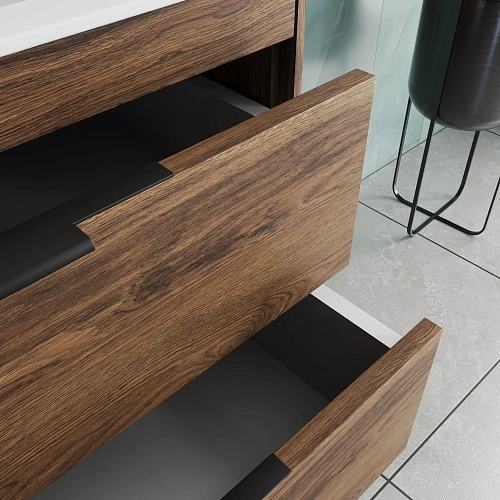 Тумба под раковину Vincea Chiara 2D 800 VMC-2C2800CO подвесная, С.Oak Тумба под раковину Vincea Chiara 2D 800 VMC-2C2800CO подвесная, С.Oak