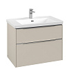 Картинка анонса товара «тумба под раковину villeroy &amp; boch subway 3.0 cashmere grey / cashmere grey c57400vn»