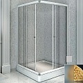 Душевой уголок Radomir Дрим 90 1-09-2-0-0-1181 квадратный, стекла матовые, профиль матовый хром Душевой уголок Radomir Дрим 90 1-09-2-0-0-1181 квадратный, стекла матовые, профиль матовый хром