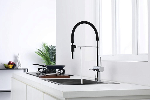 Смеситель для кухни Paulmark Gravity хром Gr213888-CR Смеситель для кухни Paulmark Gravity хром Gr213888-CR