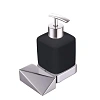 Дозатор жидкого мыла Boheme NEW VENTURO хром/черный 10317-CR-B Дозатор жидкого мыла Boheme NEW VENTURO хром/черный 10317-CR-B