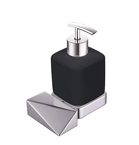 Дозатор жидкого мыла Boheme NEW VENTURO хром/черный 10317-CR-B Дозатор жидкого мыла Boheme NEW VENTURO хром/черный 10317-CR-B