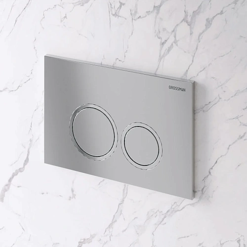 Клавиша смыва GROSSMAN Galaxy 700.K31.01.110.110 хром матовый Клавиша смыва GROSSMAN Galaxy 700.K31.01.110.110 хром матовый