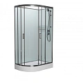 Душевая кабина Frank F418R Brilliant правосторонняя без крыши полированный хром профиль 100x80 16600 166009 Душевая кабина Frank F418R Brilliant правосторонняя без крыши полированный хром профиль 100x80 16600 166009