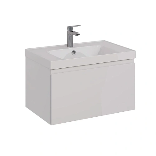 Тумба под раковину Lemark VEON MINI 70 см подвесная, белый LM02VM70T Тумба под раковину Lemark VEON MINI 70 см подвесная, белый LM02VM70T
