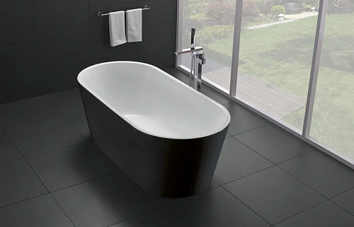 Ванна отдельностоящая BelBagno BB71-1800-NERO-W0 1800x800x600 акриловая Ванна отдельностоящая BelBagno BB71-1800-NERO-W0 1800x800x600 акриловая