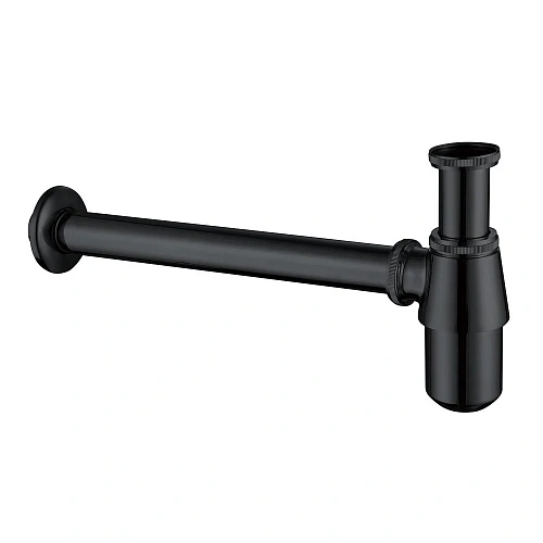 Сифон для раковины ABBER AF0032B черный матовый Сифон для раковины ABBER AF0032B черный матовый
