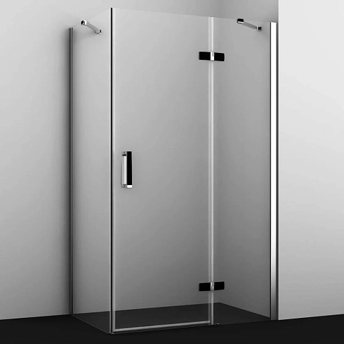 Душевой уголок WasserKRAFT Aller 10H06RBLACK MATT черный/хром Душевой уголок WasserKRAFT Aller 10H06RBLACK MATT черный/хром