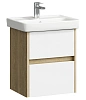 Тумба под раковину AQWELLA City 50см CI0105DB дуб подвесная, балтийский