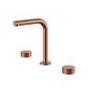 Картинка анонса товара «смеситель для раковины boheme stick 152-cb.4 spirale на 3 отверстия copper brushed»