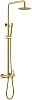 Душевая система Boheme Uno Gold, верхний душ латунь 468-G