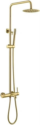 Душевая система Boheme Uno Gold, верхний душ латунь 468-G Душевая система Boheme Uno Gold, верхний душ латунь 468-G