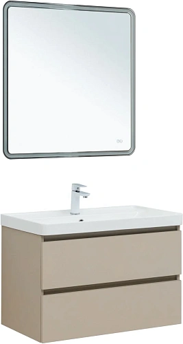 Тумба под раковину Aquanet Вега 2.0 80 бежевый 00337943 подвесная Тумба под раковину Aquanet Вега 2.0 80 бежевый 00337943 подвесная