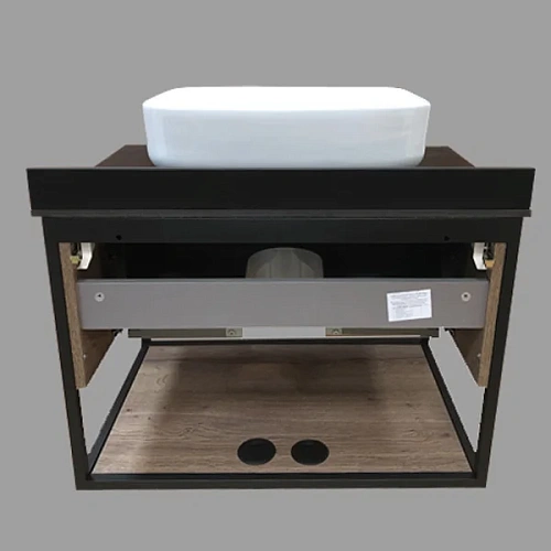 Тумба раковина Comforty Кельн-75 00004149065 дуб темный с черной столешницей и раковиной Comforty T-Y9378 Тумба раковина Comforty Кельн-75 00004149065 дуб темный с черной столешницей и раковиной Comforty T-Y9378