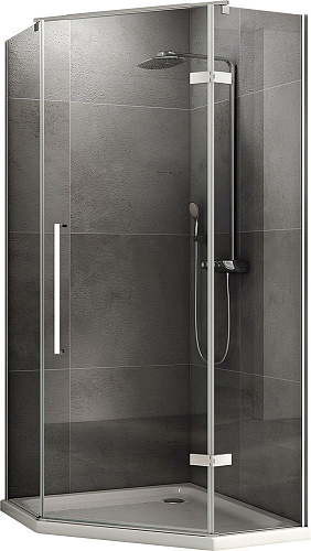 Душевой уголок ABBER Ewiges Wasser AG05090 90x90 см универсальный, профиль хром, стекло прозрачное Душевой уголок ABBER Ewiges Wasser AG05090 90x90 см универсальный, профиль хром, стекло прозрачное