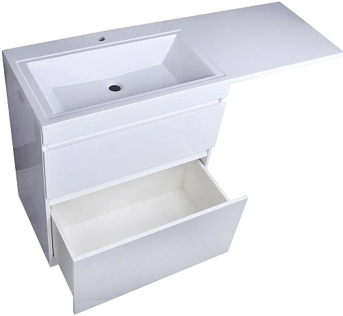 Тумба под раковину Style Line Даллас 140, 2 ящика, Люкс белая, PLUS СС-00002273 Тумба под раковину Style Line Даллас 140, 2 ящика, Люкс белая, PLUS СС-00002273