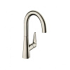 Картинка анонса товара «смеситель для кухни hansgrohe 220, 1jet 72814800, под сталь»