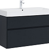 Тумба под раковину Aquanet Бруклин 100 антрацит матовый 00310139 Тумба под раковину Aquanet Бруклин 100 антрацит матовый 00310139