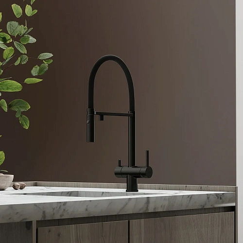 Смеситель для кухни Sancos Imola SC4010MB под фильтр, черный матовый Смеситель для кухни Sancos Imola SC4010MB под фильтр, черный матовый