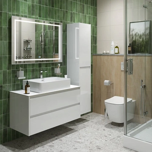 Тумба со столешницей и раковиной BelBagno KRAFT 100 kraft100bo-kepbo-1338-set подвесная KRAFT100BO-KEPBO-1338-SET Тумба со столешницей и раковиной BelBagno KRAFT 100 kraft100bo-kepbo-1338-set подвесная KRAFT100BO-KEPBO-1338-SET