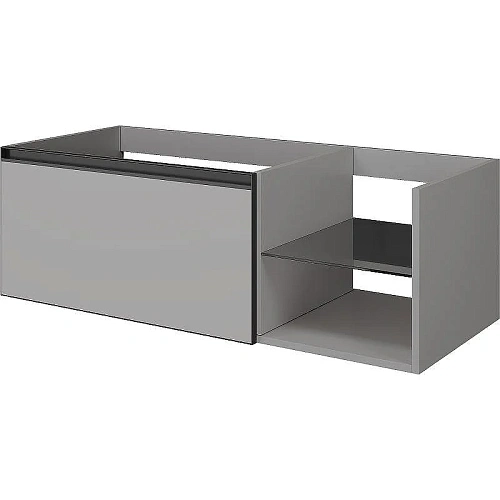 Тумба под раковину Armadi Art QUATRO 6 120см (80+40) LUNA профиль ANTHRACITE 790-M6-120-L-A Тумба под раковину Armadi Art QUATRO 6 120см (80+40) LUNA профиль ANTHRACITE 790-M6-120-L-A