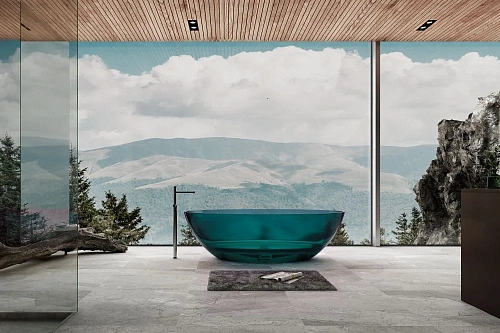 Ванна отдельностоящая ABBER AT9702Aquamarin 180x85 универсальная, бирюзовый полиэфирная смола Ванна отдельностоящая ABBER AT9702Aquamarin 180x85 универсальная, бирюзовый полиэфирная смола