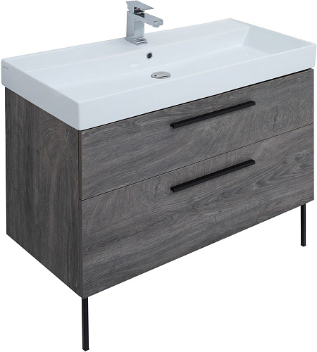 Тумба под раковину Aquanet Nova 100 дуб рошелье 00249923 Тумба под раковину Aquanet Nova 100 дуб рошелье 00249923