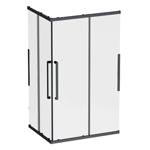 Душевой уголок AM.PM Func W84G-403-12090-BТ Slide 120х90, черный, стекло прозрачное Душевой уголок AM.PM Func W84G-403-12090-BТ Slide 120х90, черный, стекло прозрачное