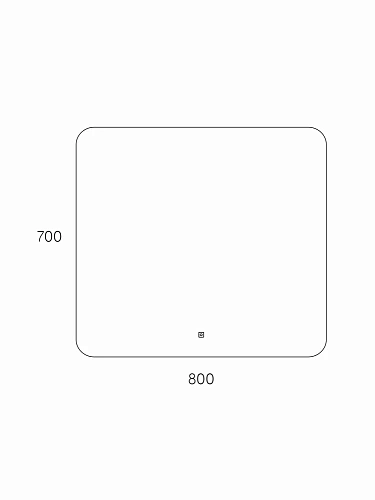 Зеркало Taliente Zled-B с LED-подсветкой, 80x70см, прямоугольное TA-Zled-B8070 Зеркало Taliente Zled-B с LED-подсветкой, 80x70см, прямоугольное TA-Zled-B8070