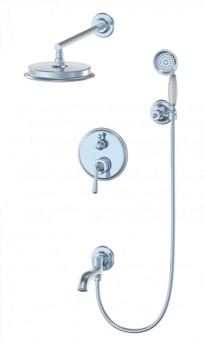 Душевая система Wonzon & Woghand встраиваемая, хром (WW-88939008-CR) Душевая система Wonzon & Woghand встраиваемая, хром (WW-88939008-CR)