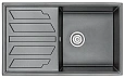 Кухонная мойка Granula 8601, ШВАРЦ (чёрный металлик), кварц 860х500 Кухонная мойка Granula 8601, ШВАРЦ (чёрный металлик), кварц 860х500